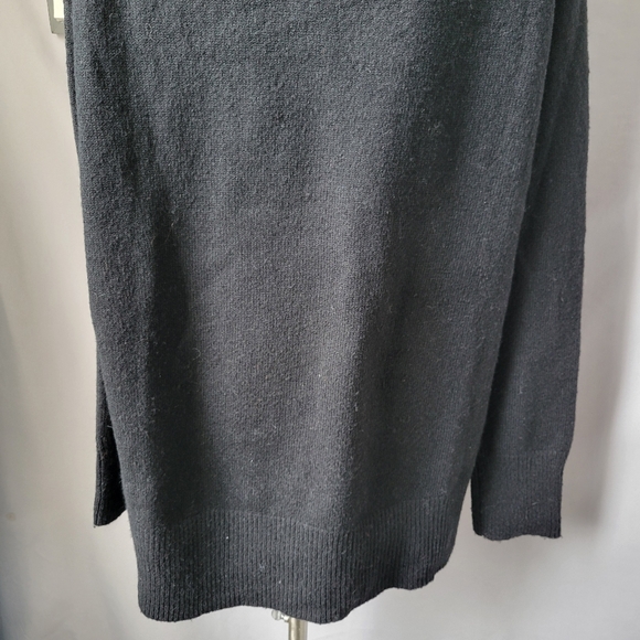 Boa Soft Brushed Knit High Neck Mini Jumper Dress Black S - Picture 6 of 12
